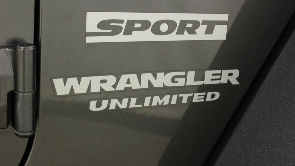 2017 Jeep Wrangler Unlimited Unlimited Sport 4x4 Toit Rigide #9