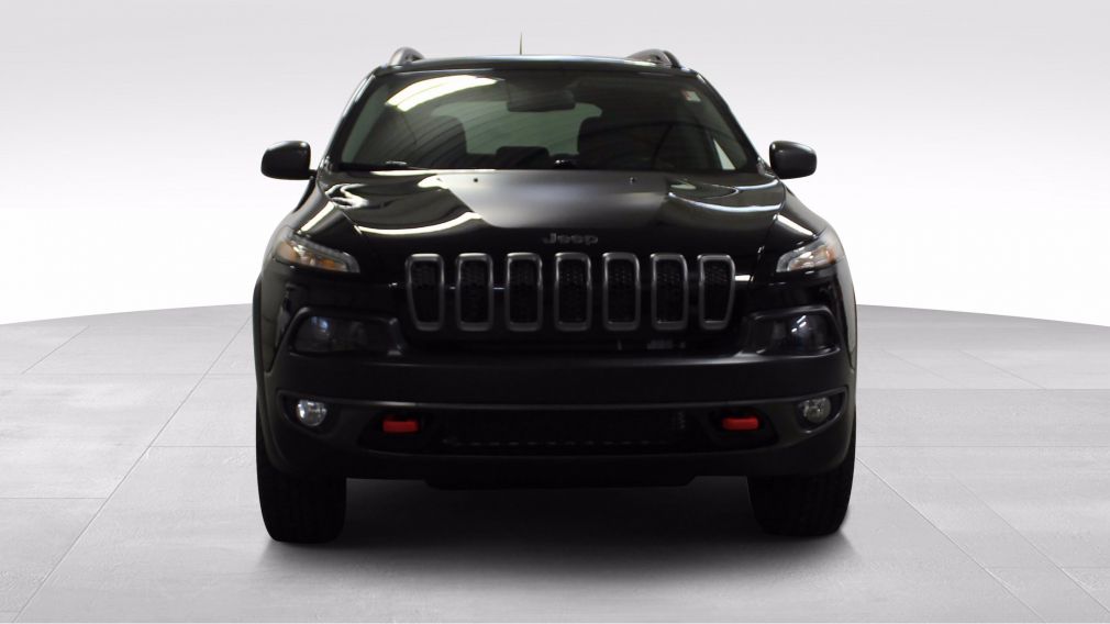 2018 Jeep Cherokee Trailhawk 4X4 V6 Mags Caméra Bluetooth Cuir #1