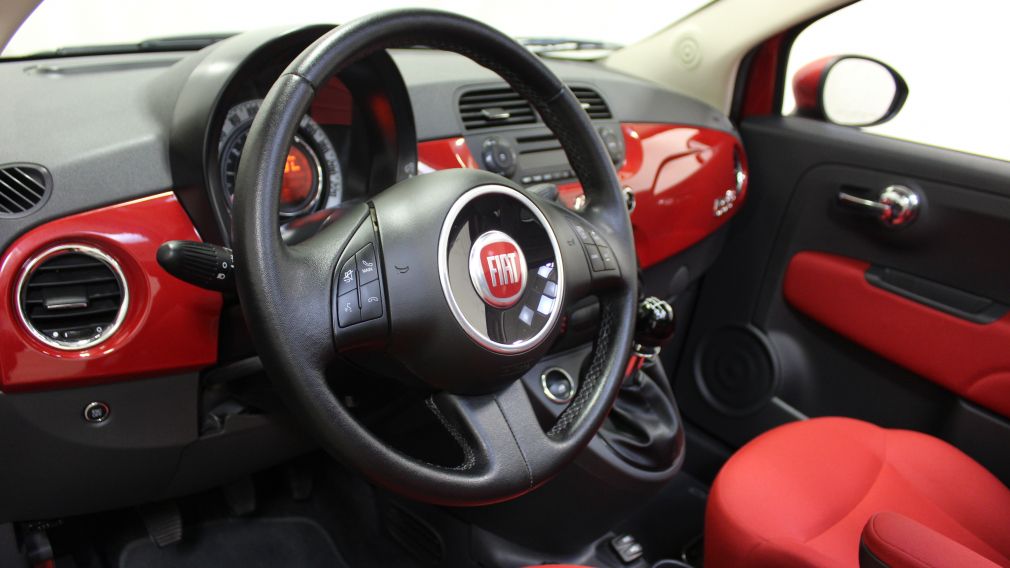 2015 Fiat 500c Cabriolet A/C Gr-Électrique Mags Bluetooth #11