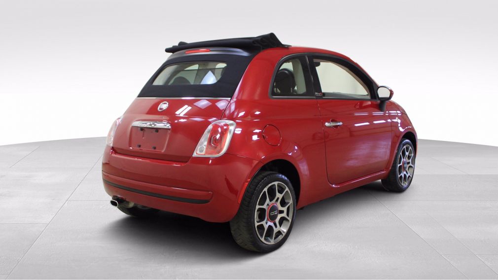 2015 Fiat 500c Cabriolet A/C Gr-Électrique Mags Bluetooth #6