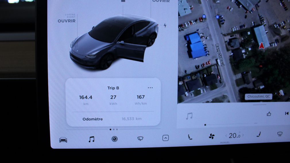 2020 Tesla Model 3 Standard Range Plus Mags Toit-Panoramique Caméra #9