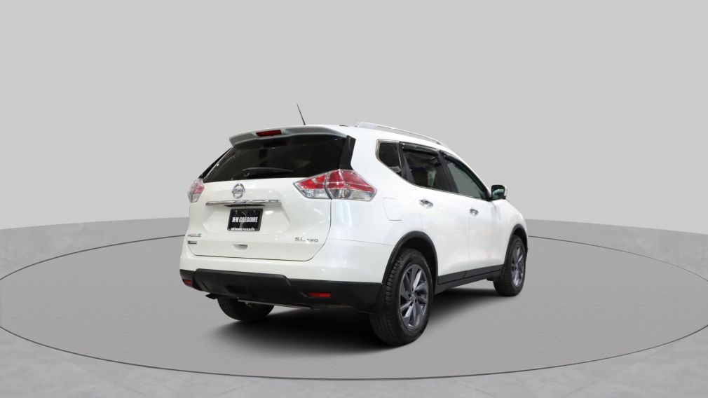 2016 Nissan Rogue SL+ AWD + CUIR + TOIT + GPS!!! #6