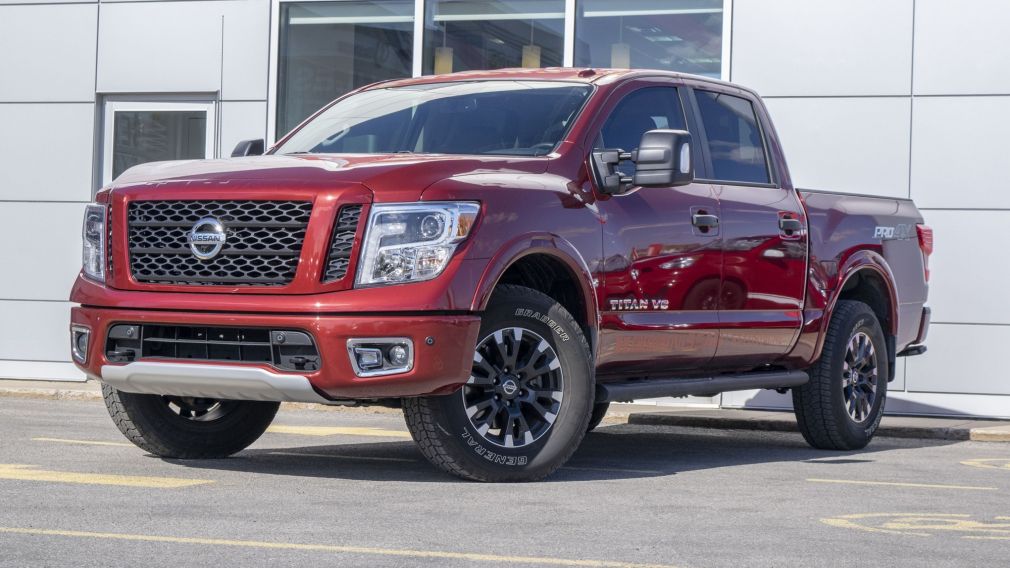 2018 Nissan Titan PRO-4X + CUIR + BAS KILO !!! #0