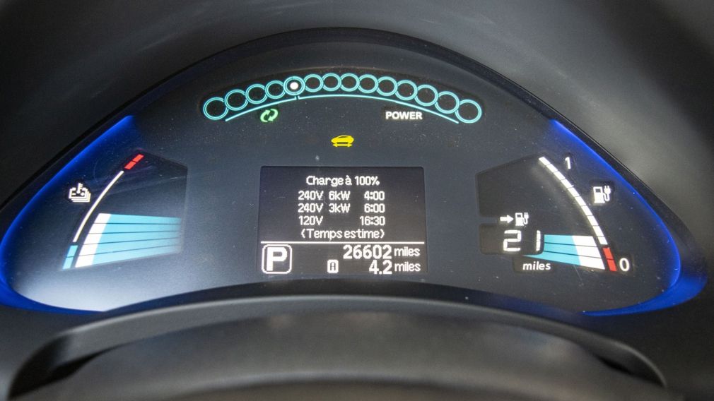 2016 Nissan Leaf S + A/C + BAS KILO!!! #15