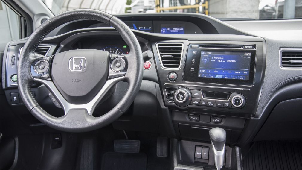 2015 Honda Civic EX + MAGS + TOIT + A/C + BAS KILO !!!!! #7