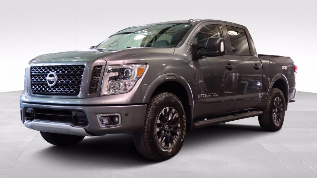 2018 Nissan Titan PRO-4X + V8 + AWD + GR. ÉLECTRIQUE + AIL CLIMATISÉ #2