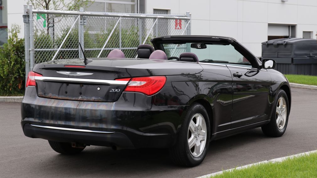 2012 Chrysler 200 LX - CONVERTIBLE - AIR CLIM - VITRES ELECTRIQUES #7
