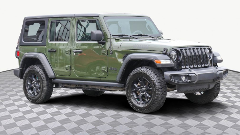 2021 Jeep Wrangler Unlimited Willys AWD - VOLANT ET SIÈGES CHAUFFANTS #0