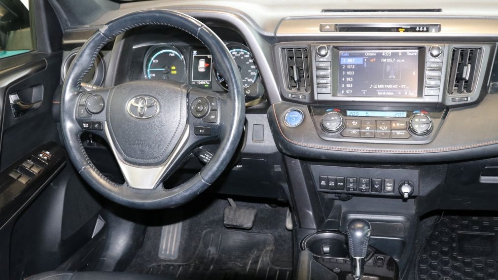 2017 Toyota RAV4 Hybrid SE HYB AWD-VOLANT CHAUFF-SIEGES CHAUFFANTS-TOIT OU #10