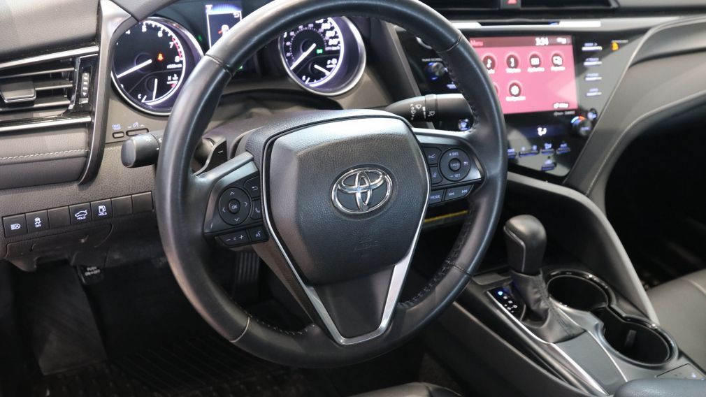 2019 Toyota Camry SE AMELIOREE - BAS KM - CUIR - NAVIGATION - MAGS #9