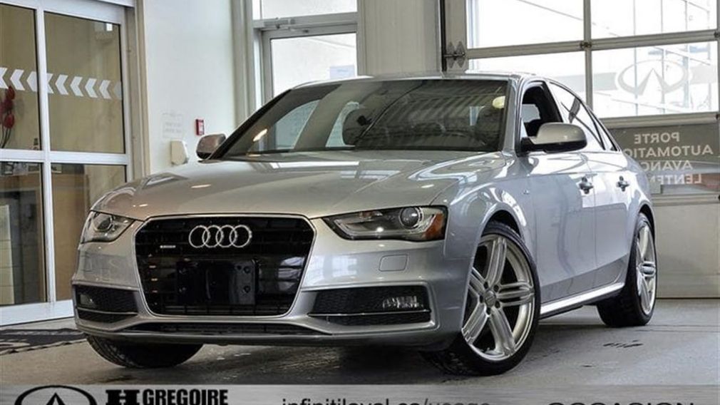 2015 Audi A4 Komfort S-Line 6-Vitesses Sunroof Cuir Bluetooth #0