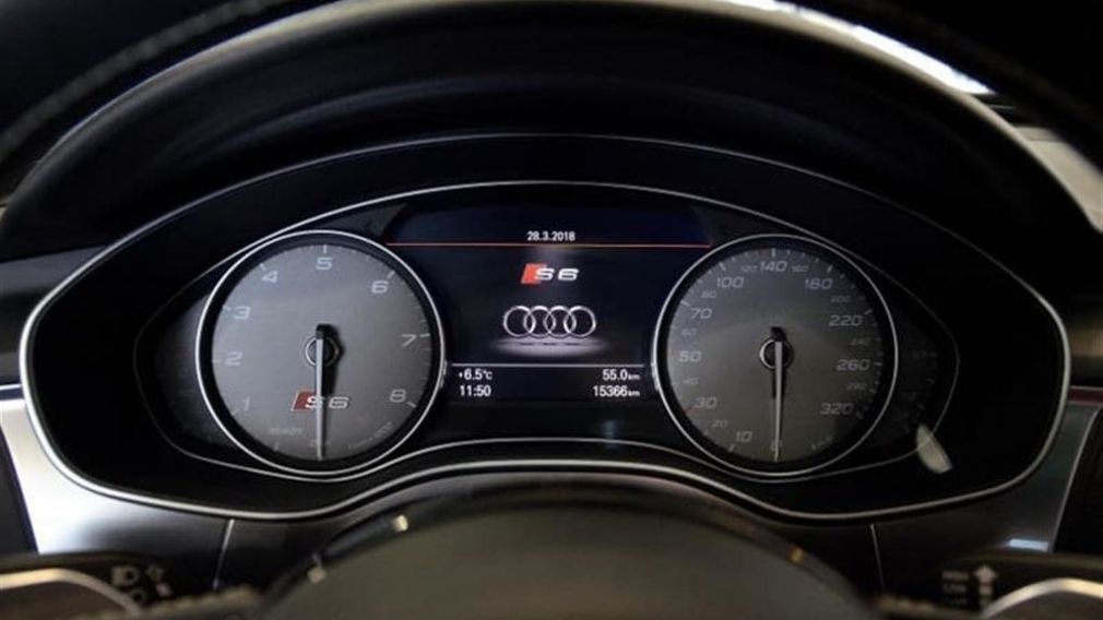 2017 Audi S6 S6 Quattro Black-Edition Sunroof GPS Cuir Bluetoot #1