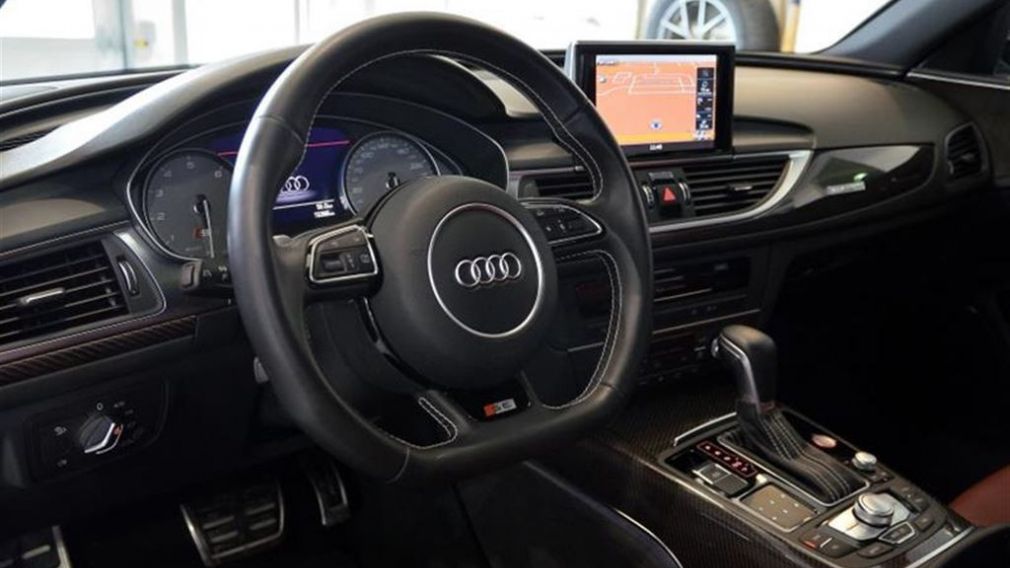 2017 Audi S6 S6 Quattro Black-Edition Sunroof GPS Cuir Bluetoot #3