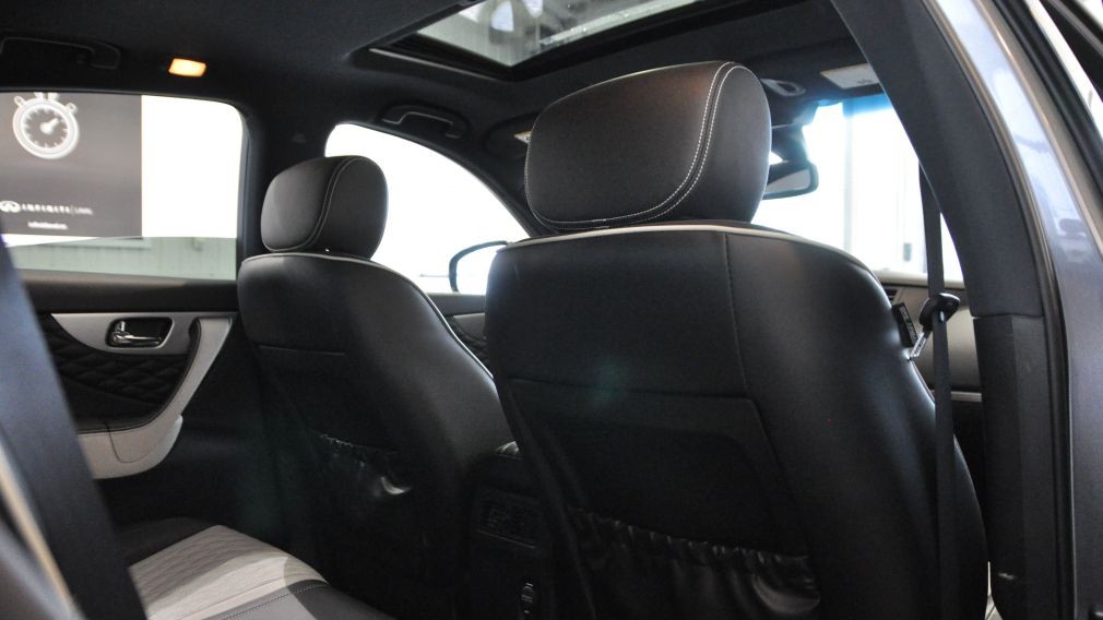 2017 Infiniti QX70 Limited AWD Sunroof Cuir-Ventilé Bluetooth Cam360 #26