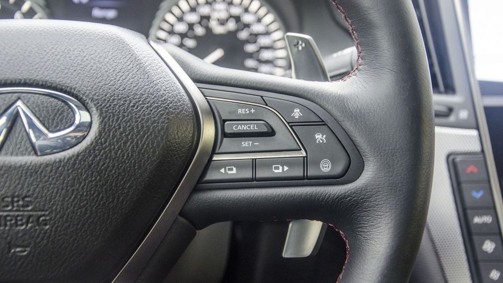 2018 Infiniti Q50 AWD Red-Sport 400HP GPS Sunroof Cuir Bluetooth CAM #15