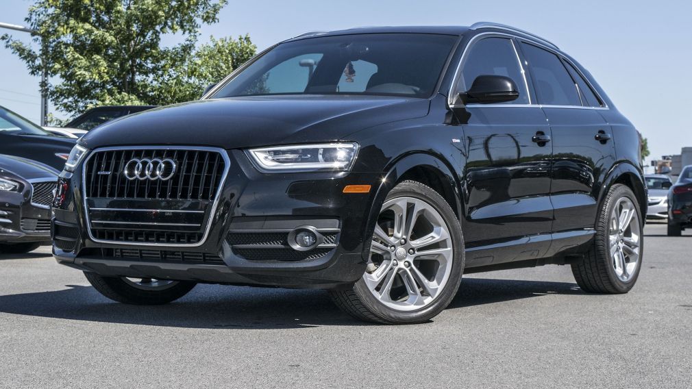 2015 Audi Q3 Progressiv AWD S-Line Pano Cuir-Chauf Bluetooth #0