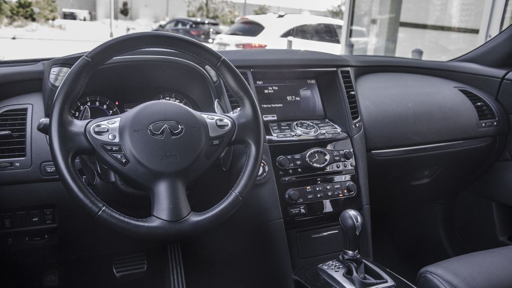 2017 Infiniti QX70 Sport AWD Sunroof GPS Cuir-Ventiler Bluetooth Cam #11