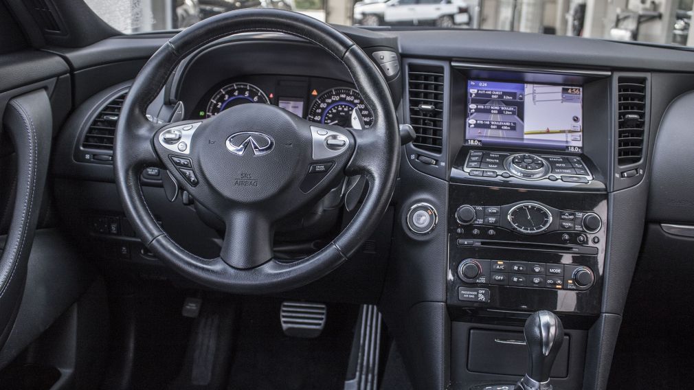 2015 Infiniti QX70 Sport AWD Sunroof GPS Cuir Camera Bluetooth #12