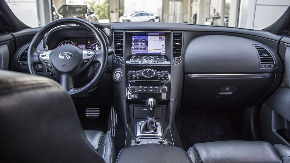 2015 Infiniti QX70 Sport AWD Sunroof GPS Cuir Camera Bluetooth #12