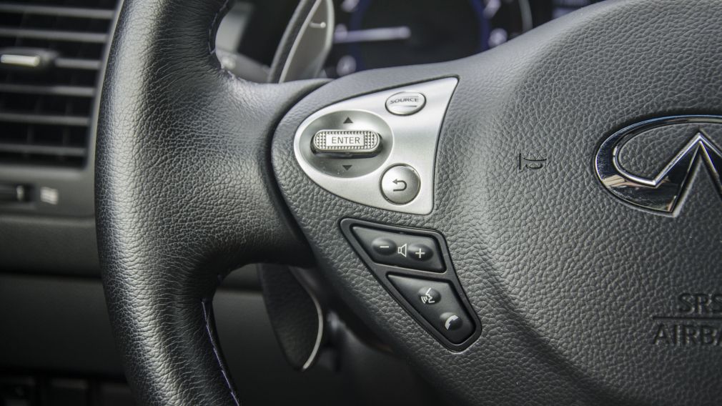 2017 Infiniti QX70 Sport AWD Sunroof GPS Cuir-Ventilé Bluetooth Cam #16