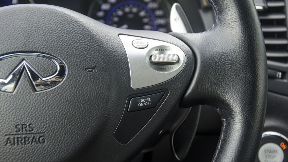 2017 Infiniti QX70 Sport AWD Sunroof GPS Cuir-Ventilé Bluetooth Cam #17
