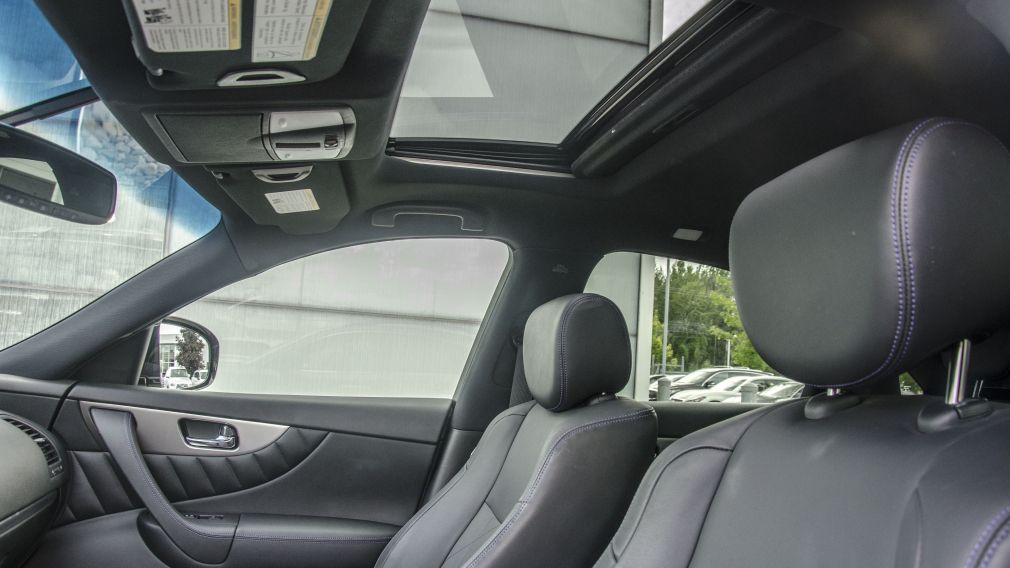 2017 Infiniti QX70 Sport AWD Sunroof GPS Cuir-Ventilé Bluetooth Cam #23