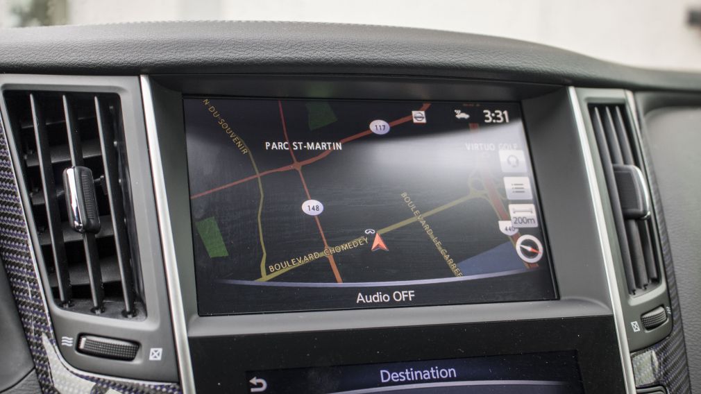 2017 Infiniti Q60 Red Sport 400 AWD GPS TECHNOLOGIE Bluetooth Cam 36 #10