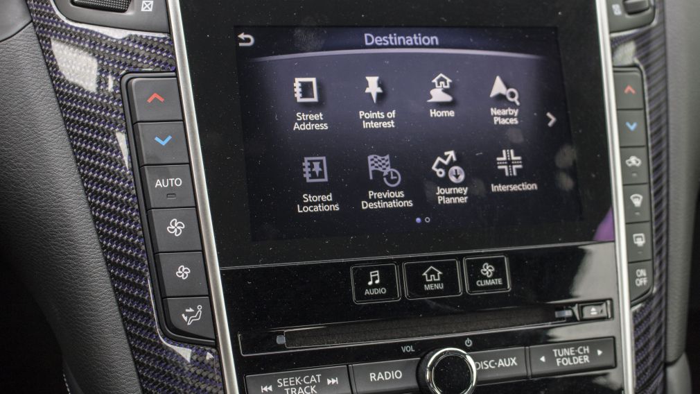 2017 Infiniti Q60 Red Sport 400 AWD GPS TECHNOLOGIE Bluetooth Cam 36 #25