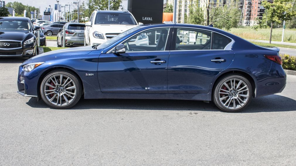 2018 Infiniti Q50 RED SPORT 400 AWD GPS Sunroof Cuir Bluetooth USB #4