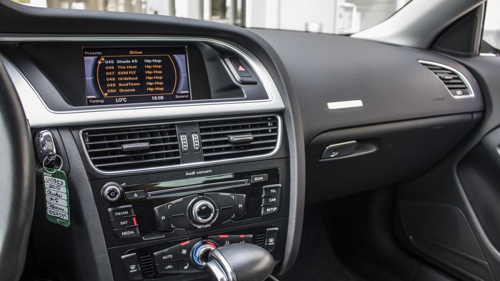2015 Audi A5 Komfort Auto AWD GPS Sunroof Cuir Bluetooth USB #14