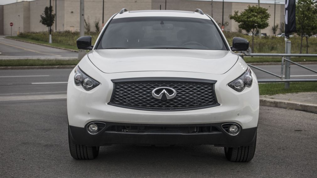 2017 Infiniti QX70 AWD Sunroof Cuir-Ventiler GPS Bluetooth Camera-360 #2