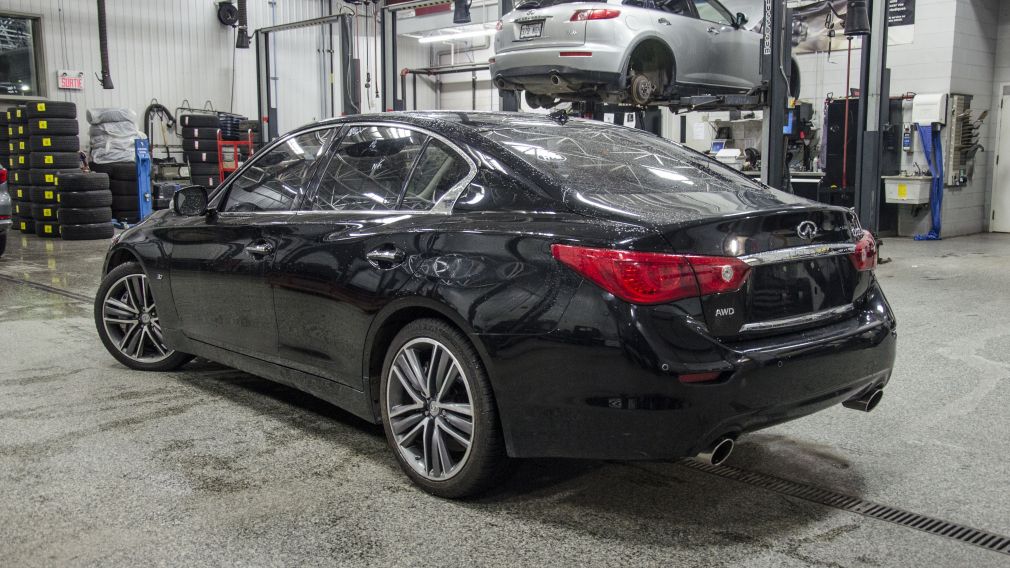 2014 Infiniti Q50 SPORT TECH FULL NOIR #4