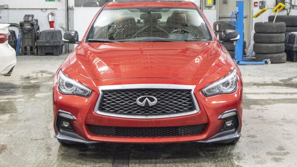 2018 Infiniti Q50 RED SPORT NAV TOIT 400HP #2