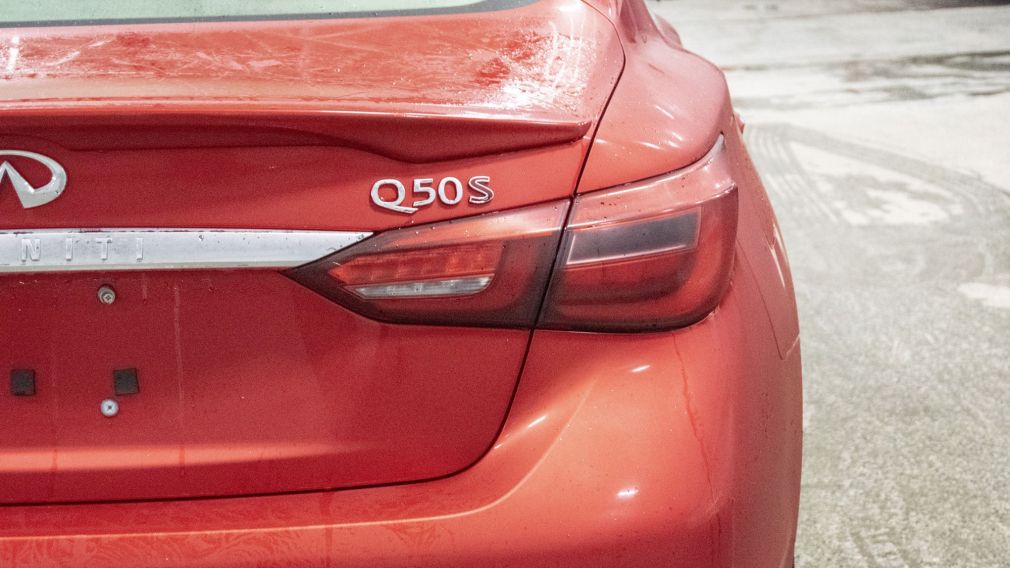 2018 Infiniti Q50 RED SPORT NAV TOIT 400HP #7