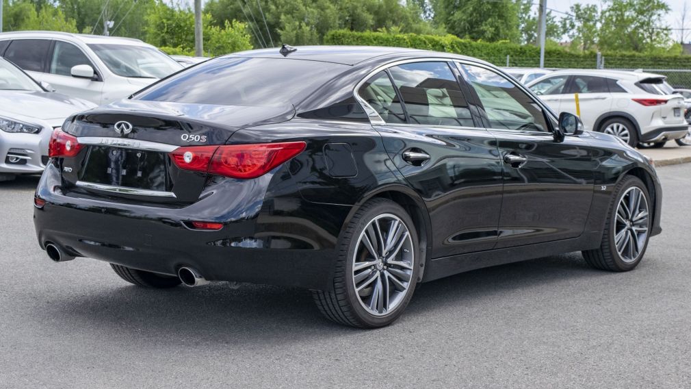 2015 Infiniti Q50 Sport (vraie)Mag 19'' bose toit ouvrant siège et f #5