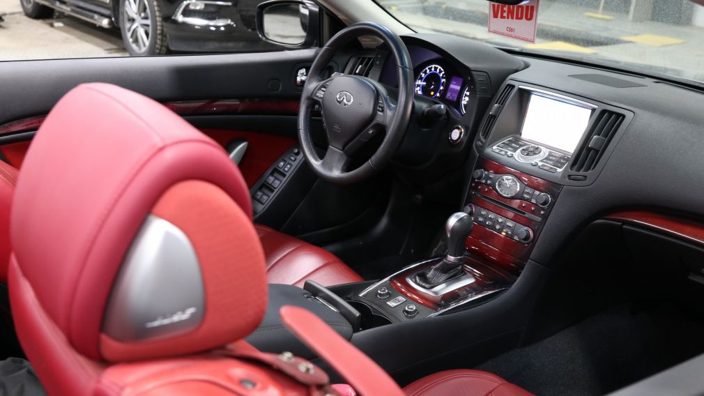 2013 Infiniti G37 Red Interior TRES RARE 325 HP cam recul bose #26