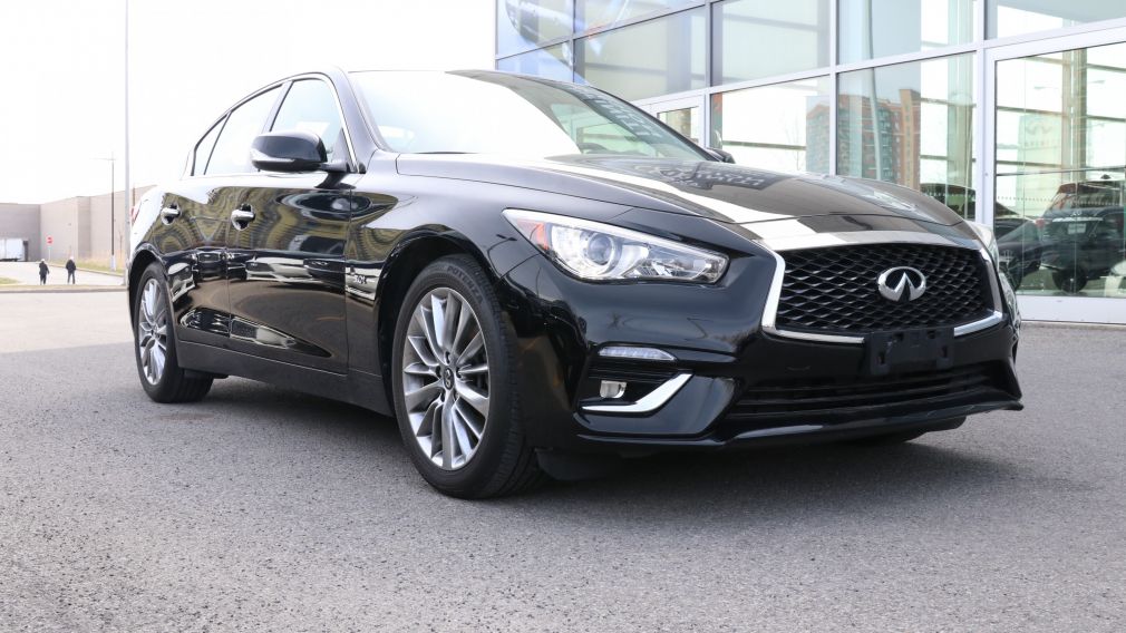 2018 Infiniti Q50 3.0t LUXE CAM RECUL CUIR TOIT OUVRANT #0