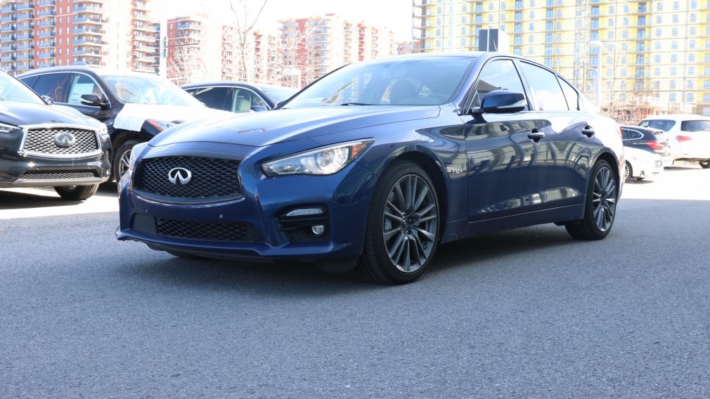 2016 Infiniti Q50 Red Sport 400 HP TOIT CUIR MAG 19'' #2