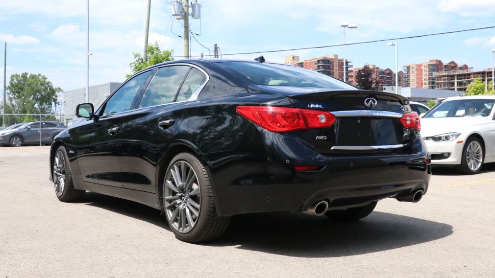 2016 Infiniti Q50 Red Sport 400 CUIR TOIT NAV MAGS 19 POUCES #5