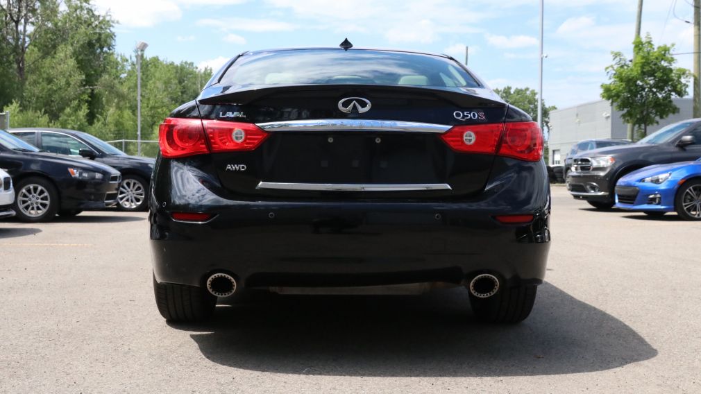 2016 Infiniti Q50 Red Sport 400 CUIR TOIT NAV MAGS 19 POUCES #6