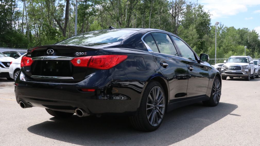 2016 Infiniti Q50 Red Sport 400 CUIR TOIT NAV MAGS 19 POUCES #7