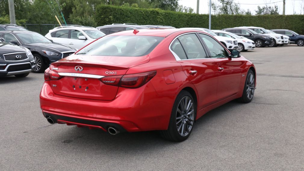 2018 Infiniti Q50 Red Sport 400 CUIR TOIT NAV MAGS 19 POUCES #38