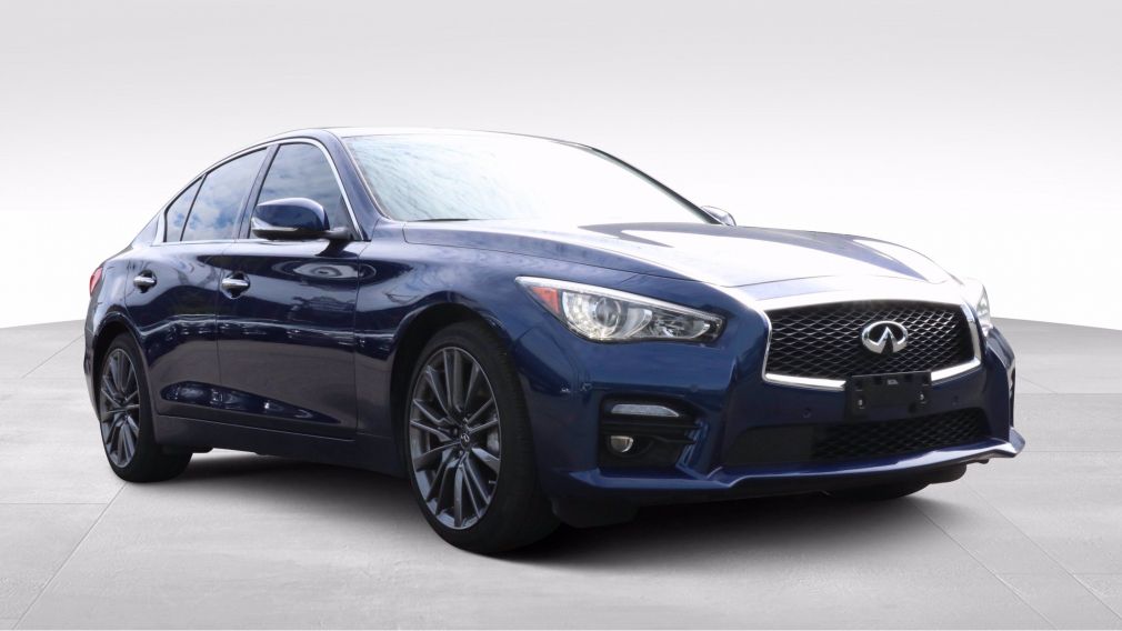 2016 Infiniti Q50 Red Sport 400 CUIR TOIT NAV MAGS 19 POUCES #0