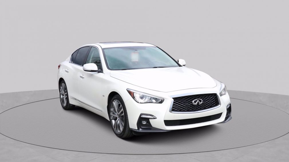 2018 Infiniti Q50 3.0t Signature Edition NAV CUIR TOIT MAGS 19 POUCE #0