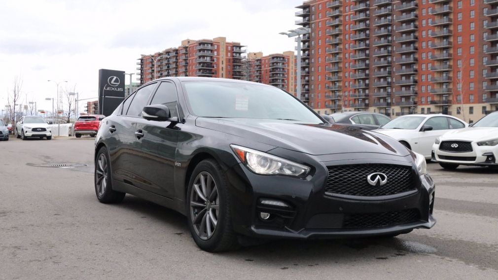 2016 Infiniti Q50 Red Sport 400 CUIR TOIT NAV MAGS 19 POUCES #0