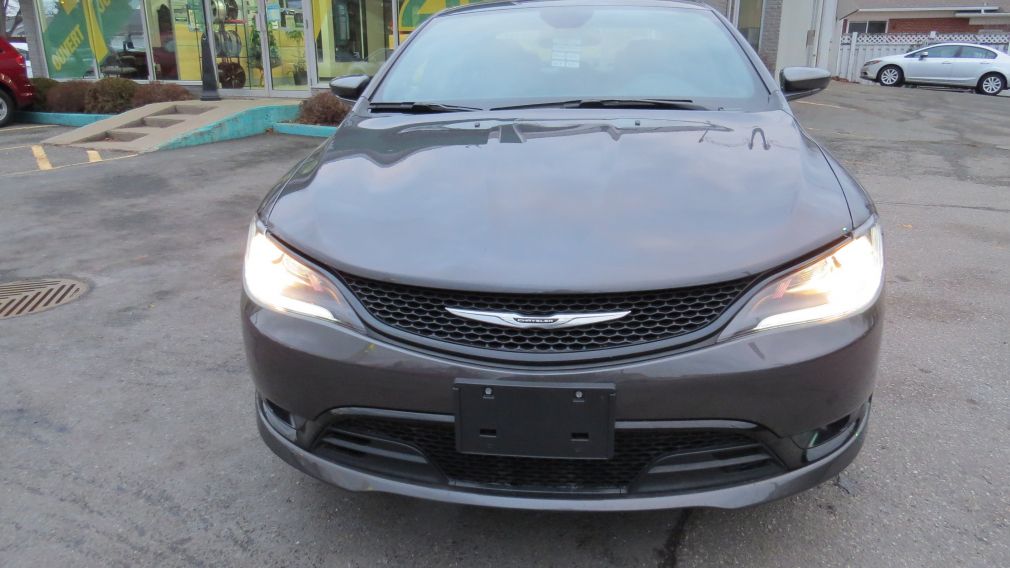 2015 Chrysler 200 S CUIR,MAGS,CAMERA RECUL,TOIT PANO,NAVI,GR ELECTRI #2