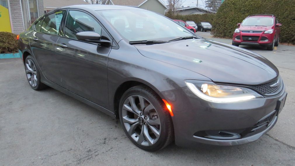 2015 Chrysler 200 S CUIR,MAGS,CAMERA RECUL,TOIT PANO,NAVI,GR ELECTRI #3