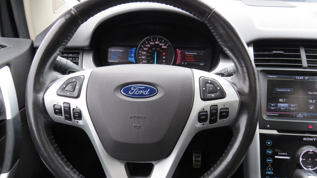 2013 Ford EDGE Sport AWD AUT A/C CUIR MAGS CAMERA TOIT PANO NAVI #17