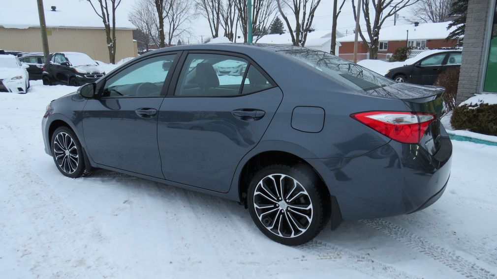 2014 Toyota Corolla S AUT A/C CUIR MAGS CAMERA TOIT GR ELECTRIQUE #5