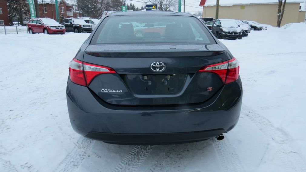 2014 Toyota Corolla S AUT A/C CUIR MAGS CAMERA TOIT GR ELECTRIQUE #5